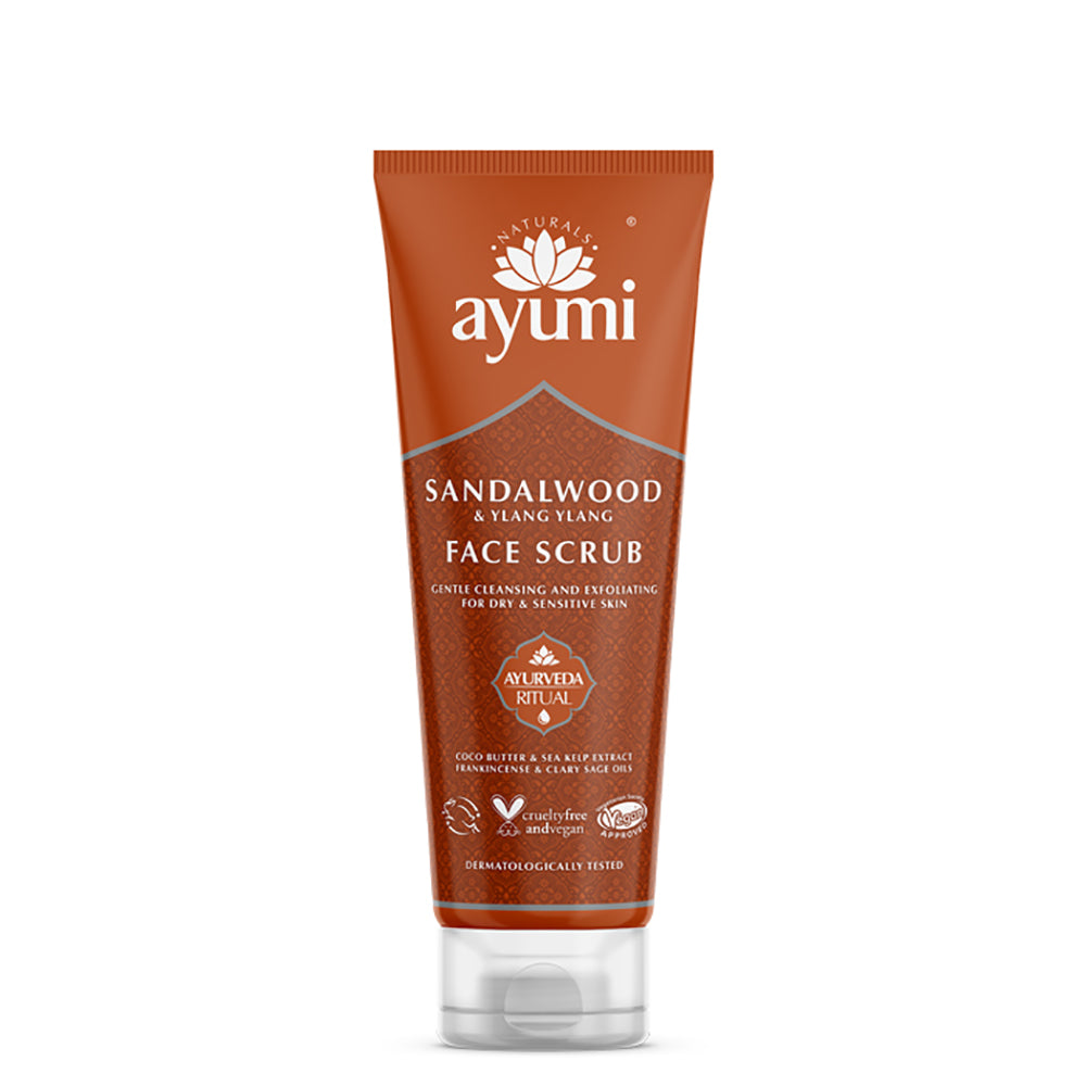 Sandalwood Face Scrub 125ml, Ayumi