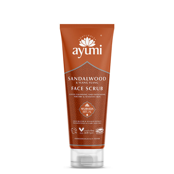 Sandalwood Face Scrub 125ml, Ayumi