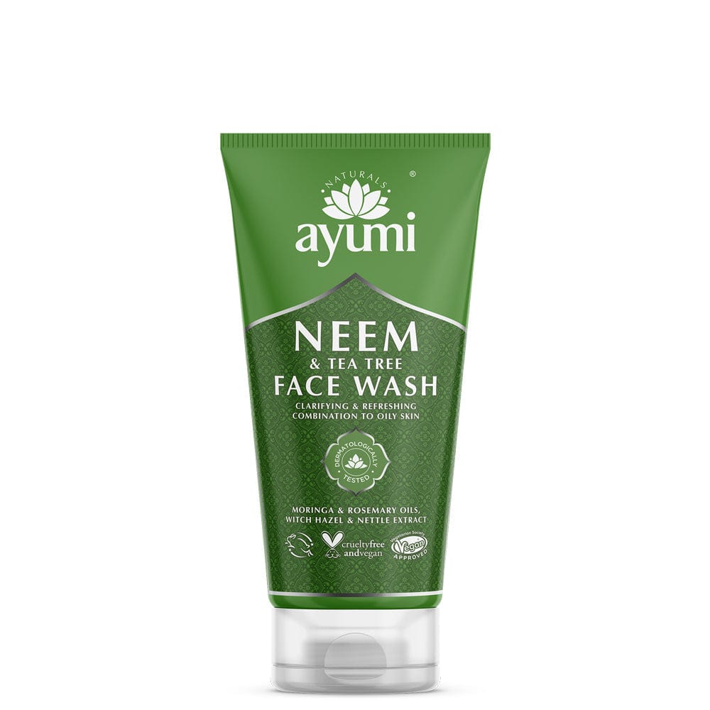 Neem & Tea Tree Face Wash 150ml, Ayumi