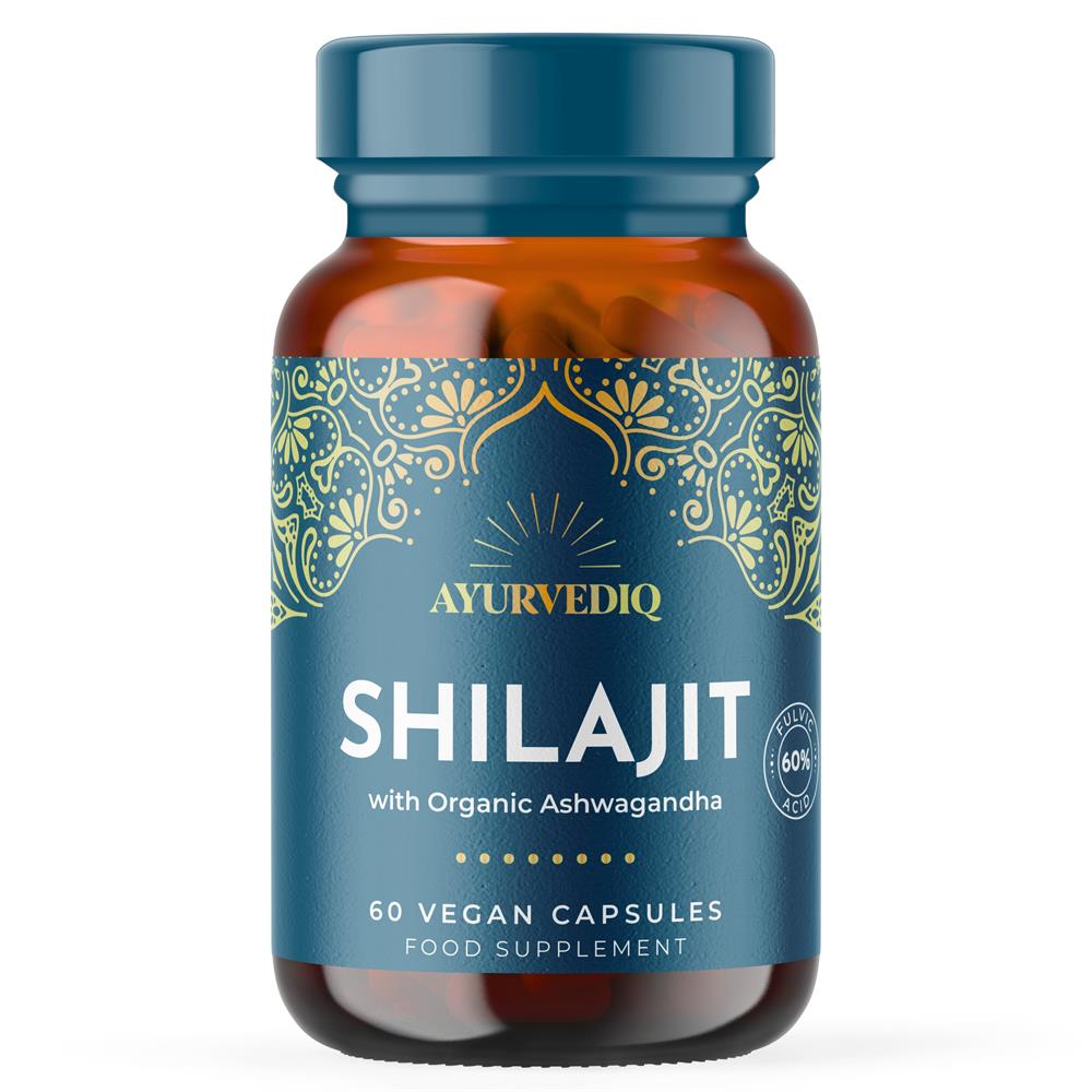 Shilajit Extract & Ashwagandha Caps - 60's, Ayurvediq Wellness