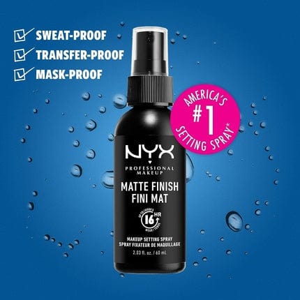 Nyx Professional Makeup Long Lasting Makeup Setting Spray Matte Finish 60ml