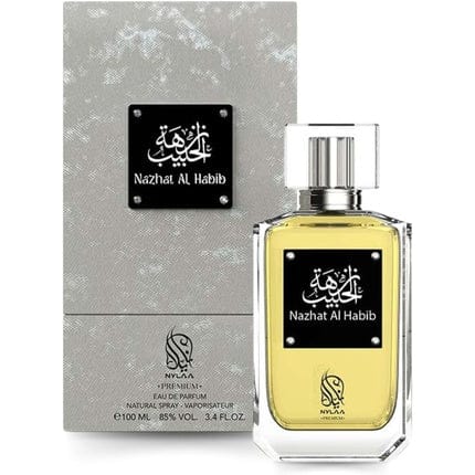 Nazhat Al Habib 100ml Perfume Ebony Fume Woody Smoke Sublime Leather Cistus Patchouli Oriental Unisex Fragrance