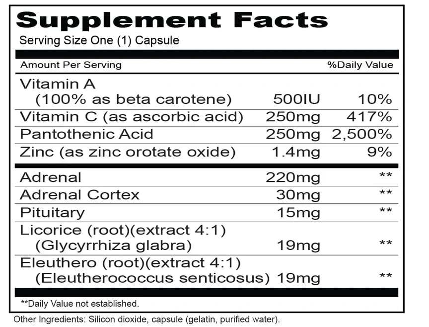 Adrenoplex - 90 capsules - Prioriteit één vitamines