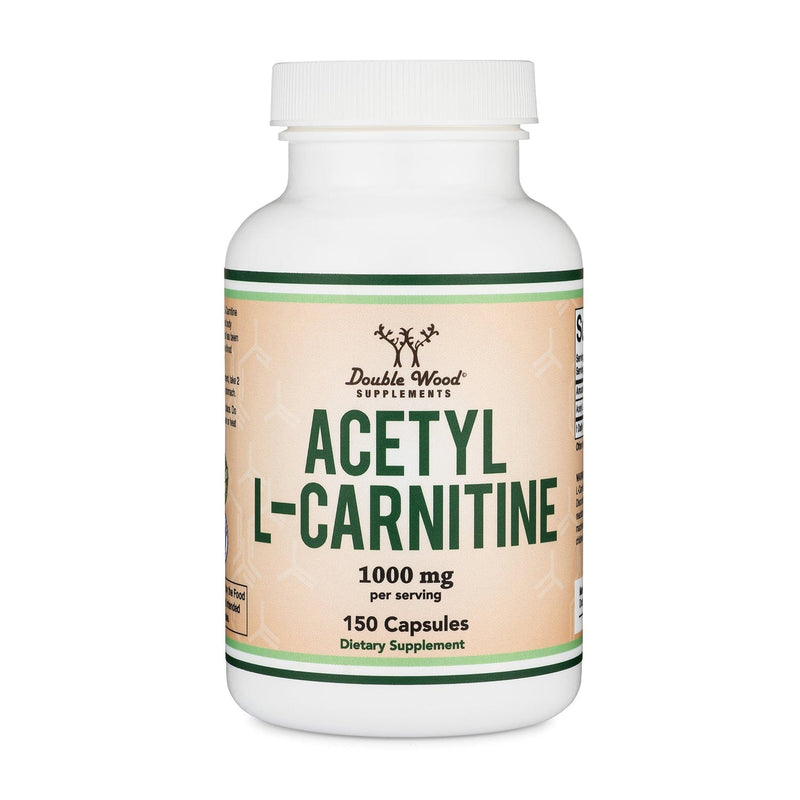 Double Wood Acetyl L-Carnitine- 150 x 180 mg capsules - Welzo