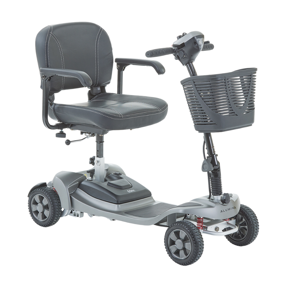 Alumina 4 mph Lightweight Mobility Scooter – Lithium Battery, Up to 30 Mile Range