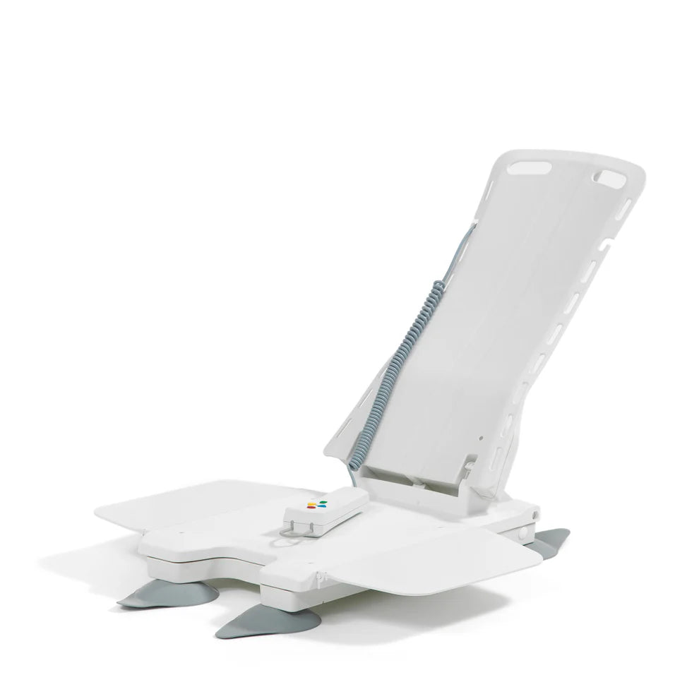 Aquajoy Value Reclining Bath Lift – Lightweight Electric Bathlifter with 50° Recline & Waterproof Remote