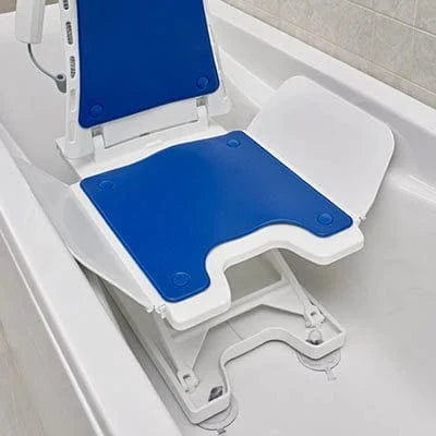 Bellavita Electric Bath Lift Chair – Reclining Bathlifter with Remote & Suction Grips for Easy Transfer