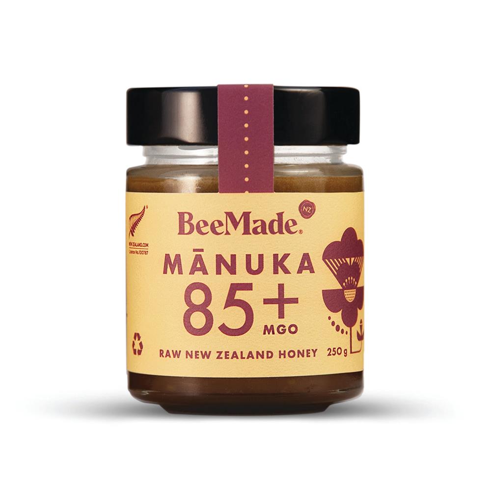 BeeMade Harvest New Zealand Manuka Honey MGO 85+ 250g, BeeMade