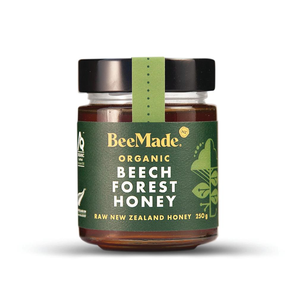 BeeMade Organic New Zealand Beech Forest Honey 250g, BeeMade