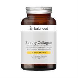 Beauty Collagen 60 Caps - Reusable Bottle, Balanced