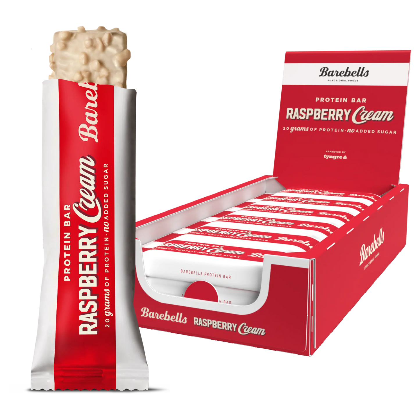 Barebells Protein Bar 12x55g Raspberry Cream