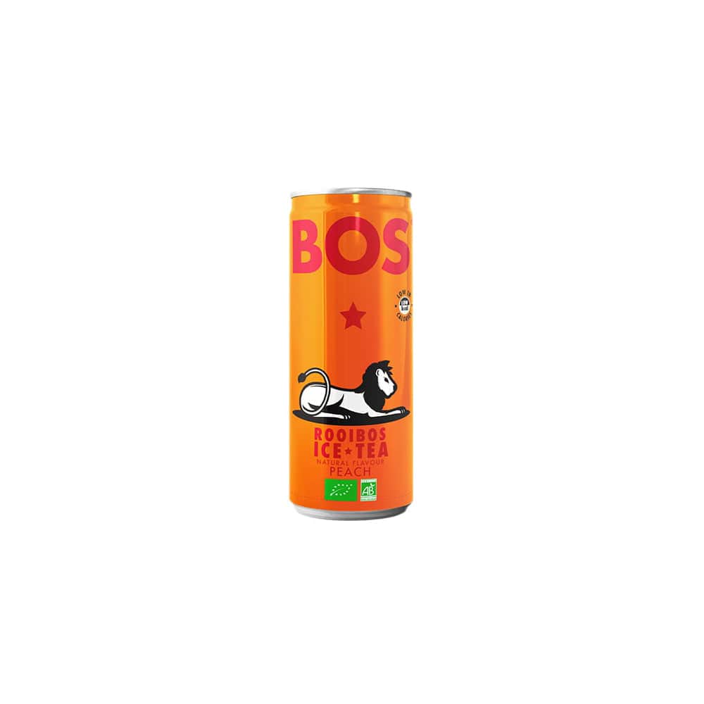 Rooibos Peach Ice Tea 250ml Can, Bos