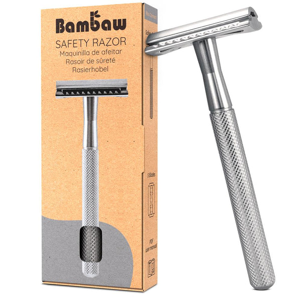 Bambaw | Metal safety razor | Silver, Bambaw