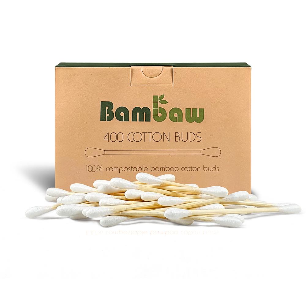 Bambaw | Bamboo cotton buds | 400 units, Bambaw