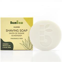 Bambaw Shaving Soap Fragrance-Free - 1 Unit, Bambaw