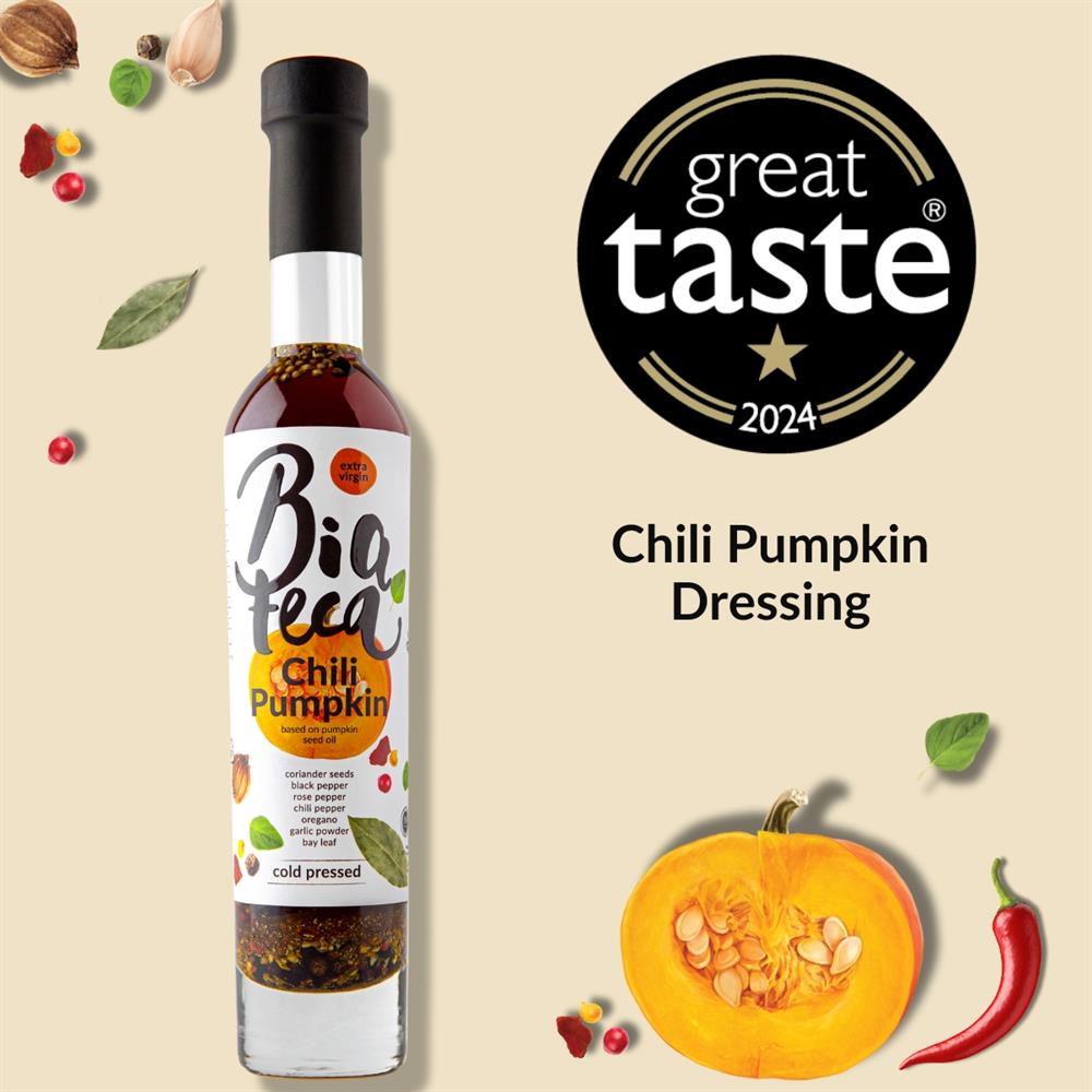 Chili Pumpkin Dressing 200ml, Biateca