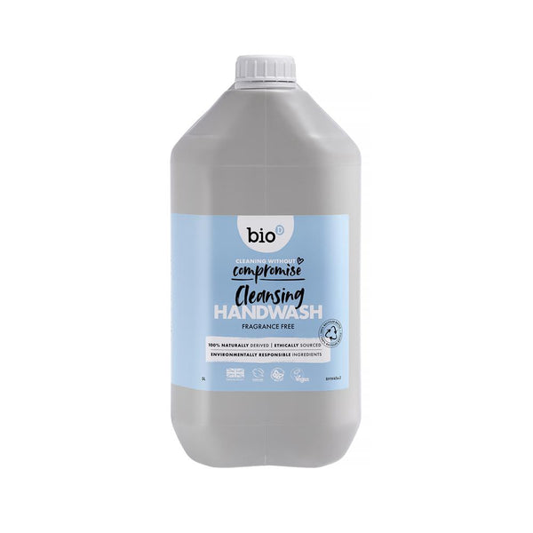 Cleansing Fragrance Free Hand Wash 5 Litre, Bio-D