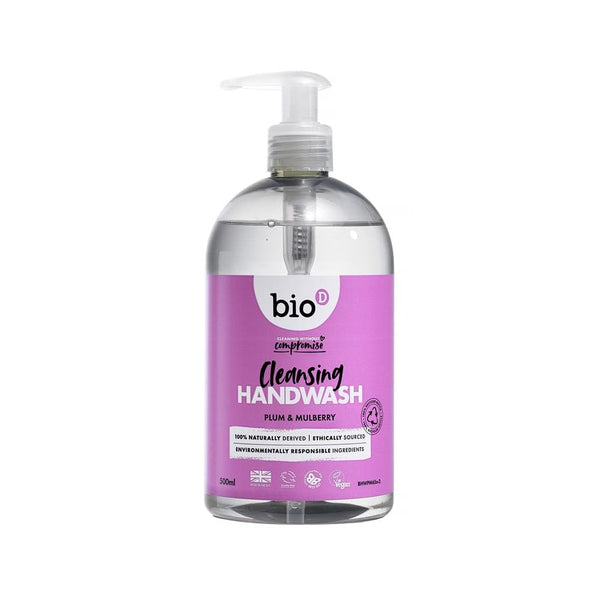 Plum and Mulberry Sanitising Hand Wash 500ml, Bio-D