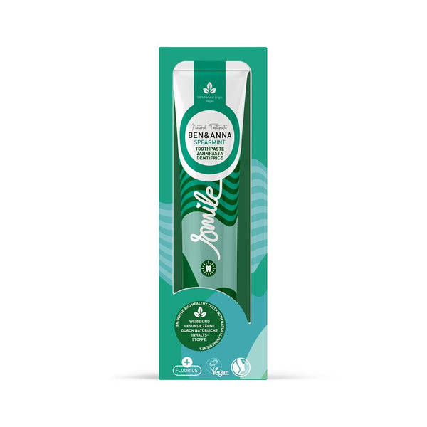 Ben & Anna Toothpaste Tube Mint (with fluoride) 75ml, Ben and Anna