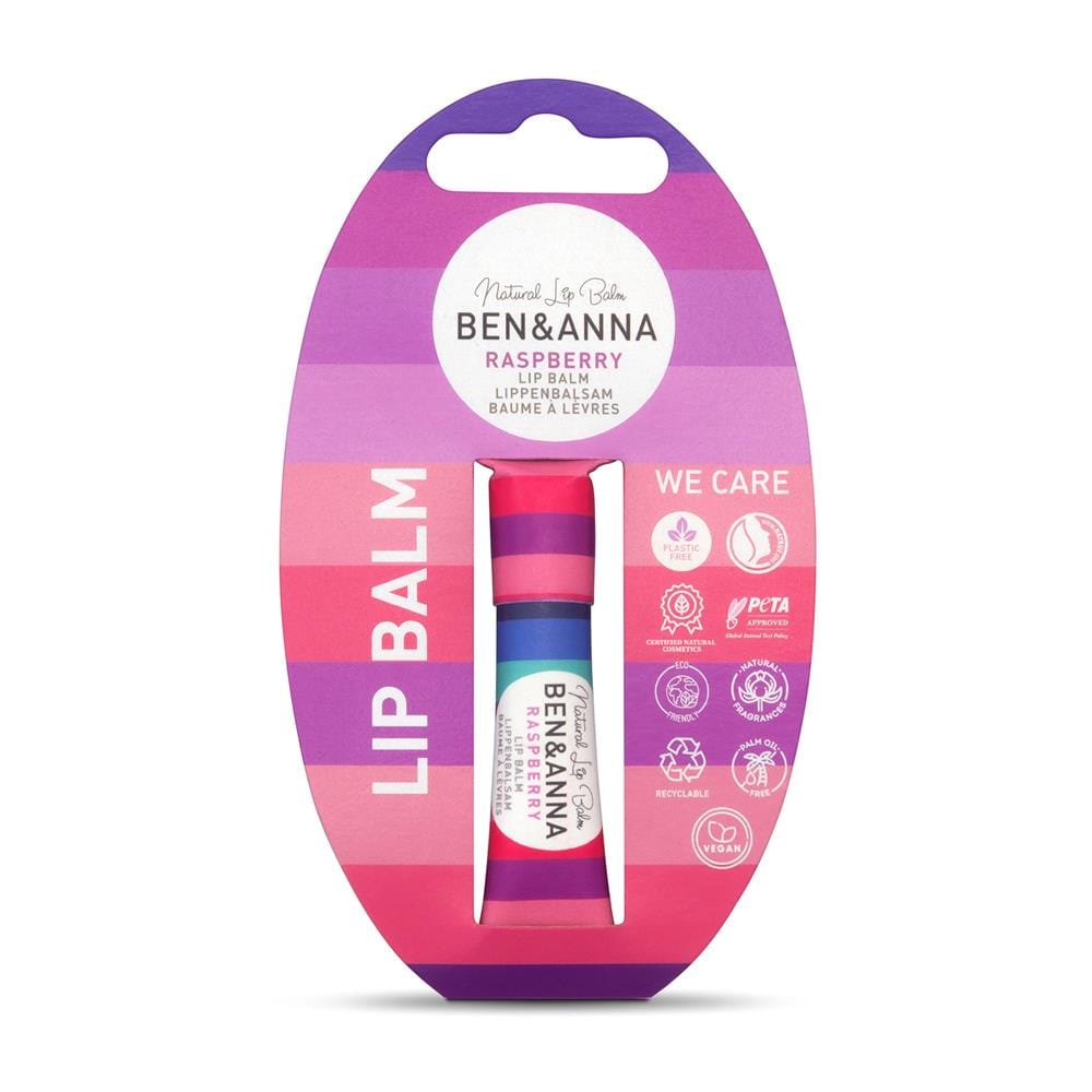 Ben & Anna Lip Balm Raspberry 6g, Ben and Anna