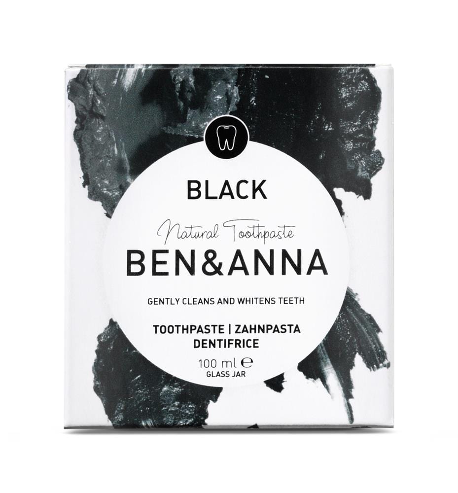 Ben & Anna - Toothpaste Black (with activated Charcoal) 100ml, Ben and Anna