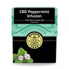 CBD Peppermint Infusion 18 tea bags, Buddha Teas