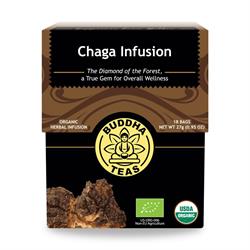 Organic Chaga Infusion 18 tea bags, Buddha Teas