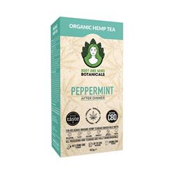 Organic Hemp Tea - Peppermint - 350mg CBD - 1 Box x 10 Teabags, Body and Mind Botanicals