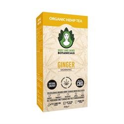 Organic Hemp Tea - Ginger - 350mg CBD - 1 Box x 10 Teabags, Body and Mind Botanicals