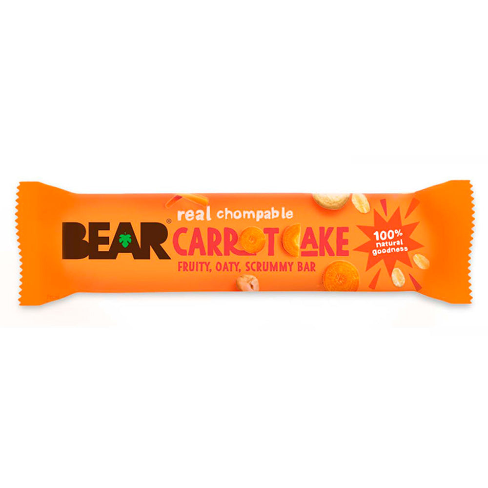 BEAR Bars Carrot Cake 27g, BEAR