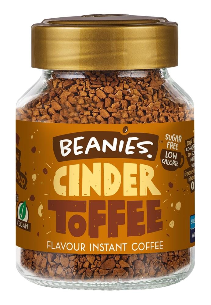 Beanies Cinder Toffee Flavour Instant Coffee 50g, Beanies Coffee