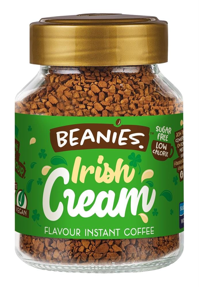 Beanies Irish Cream Flavour Instant Coffee 50g, Beanies Coffee