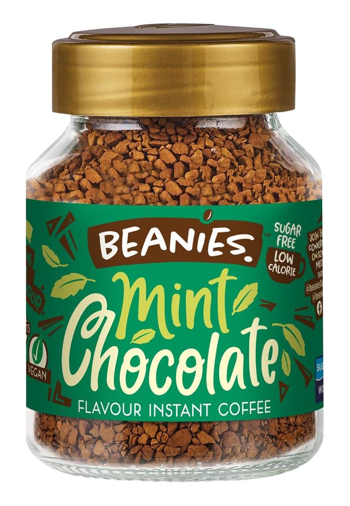 Beanies Mint Choc Flavour Instant Coffee 50g, Beanies Coffee