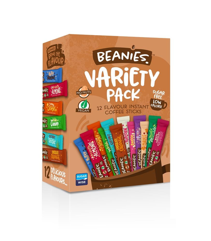 Beanies Flavour Coffee - Stick Sachet Variety Pack, Beanies Coffee