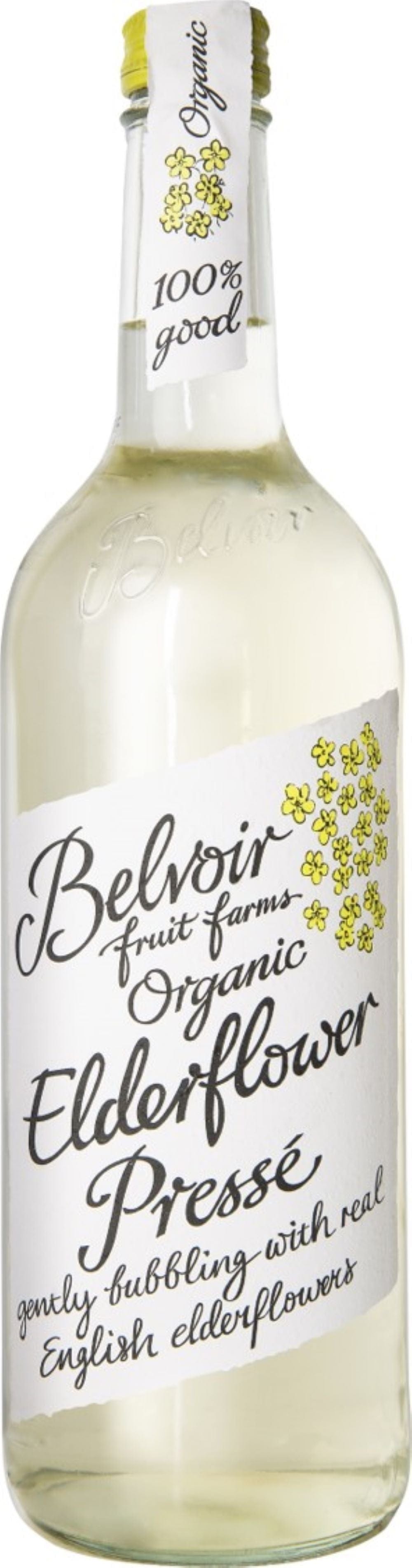 Organic Elderflower Presse 750ml, Belvoir