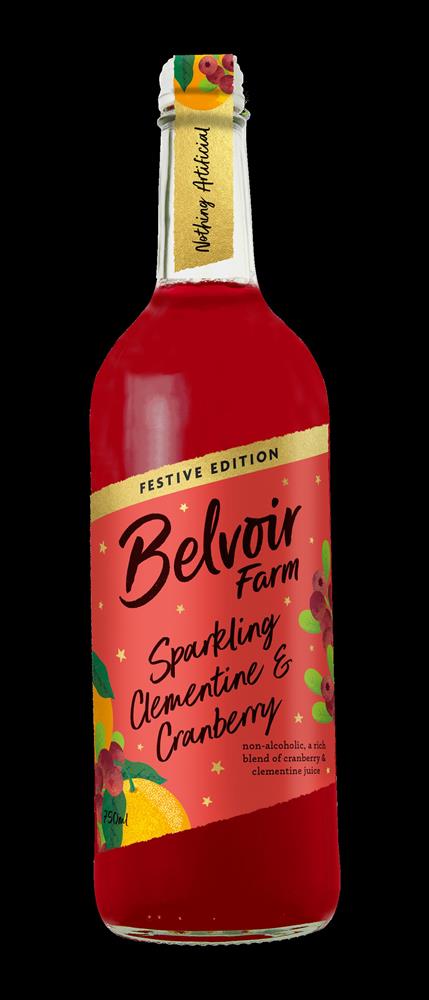 Sparkling Clementine and Cranberry 750ml, Belvoir