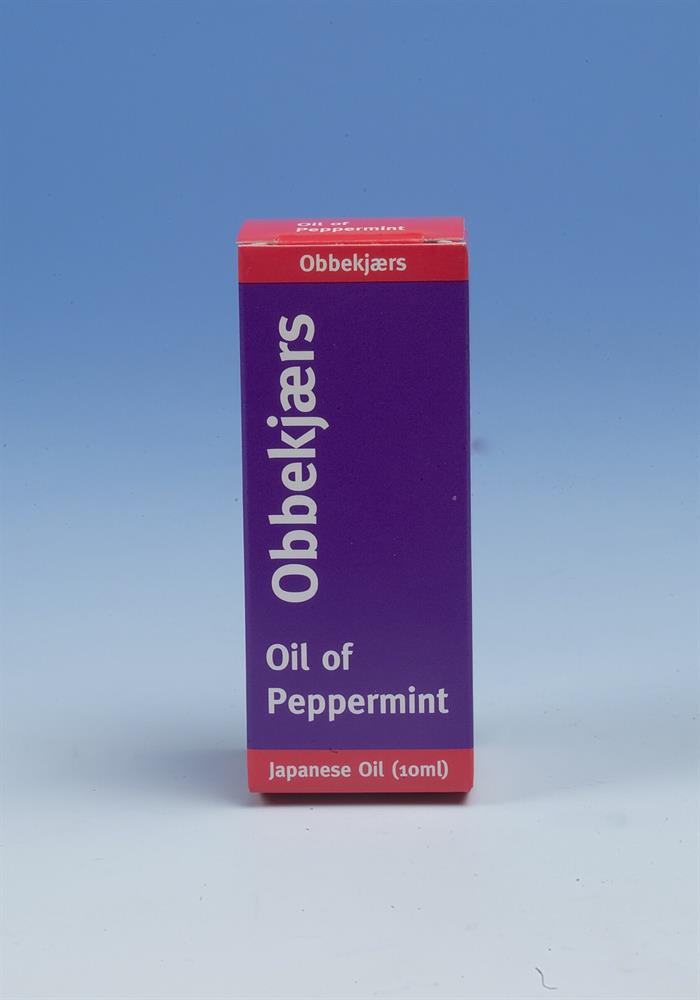 Obbekjaers Japanese Oil of Peppermint 10ml, Obbekjaers