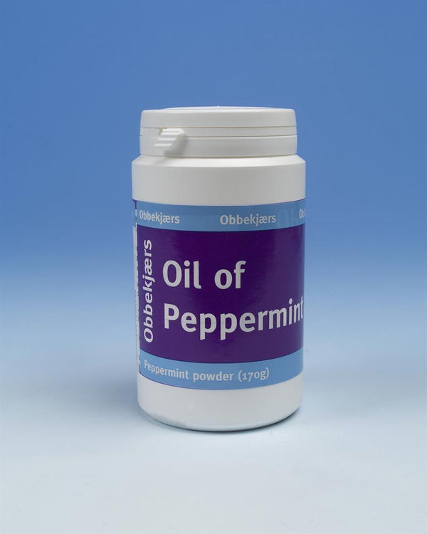 Obbekjaers Oil Of Peppermint in powder 170g, Obbekjaers