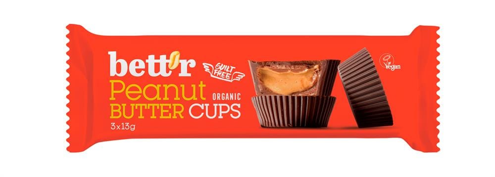 Nut Butter Cups Peanut Cr?am 39g, Bettr