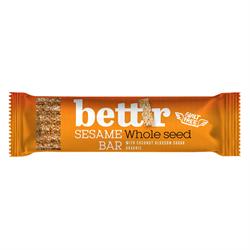 Vegan Organic Gluten Free Sesame Bar 30g, Bettr