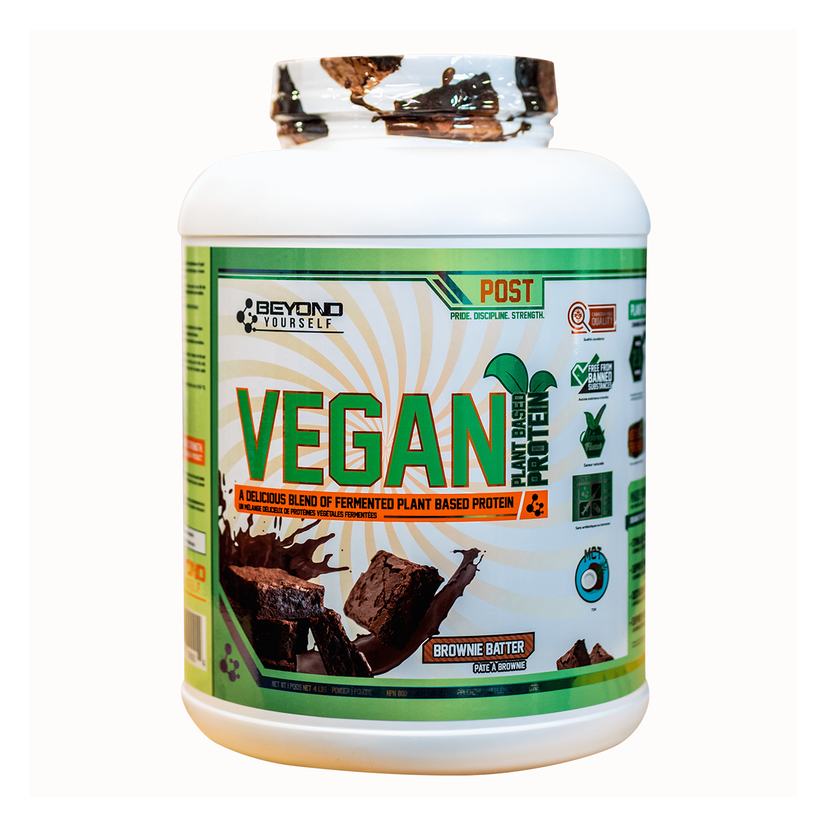 Beyond Yourself Vegan Protein 1.82kg Brownie Batter