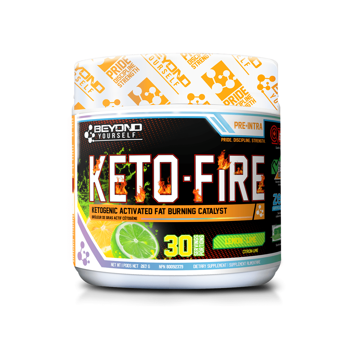 Beyond Yourself Keto-Fire 267g Lemon Lime