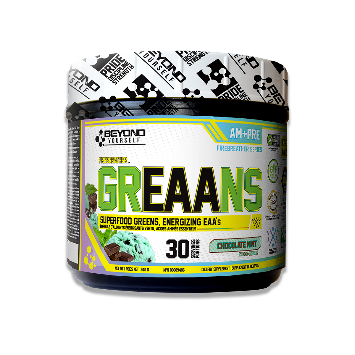 Beyond Yourself GrEAAns 346g Chocolate Mint