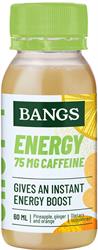 Bangs Energy Shot - Pineapple Ginger & Orange 60ml, Bangs