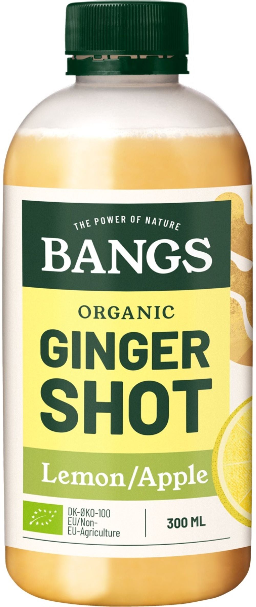 Organic Ginger Lemon & Apple Shot 300ml, Bangs