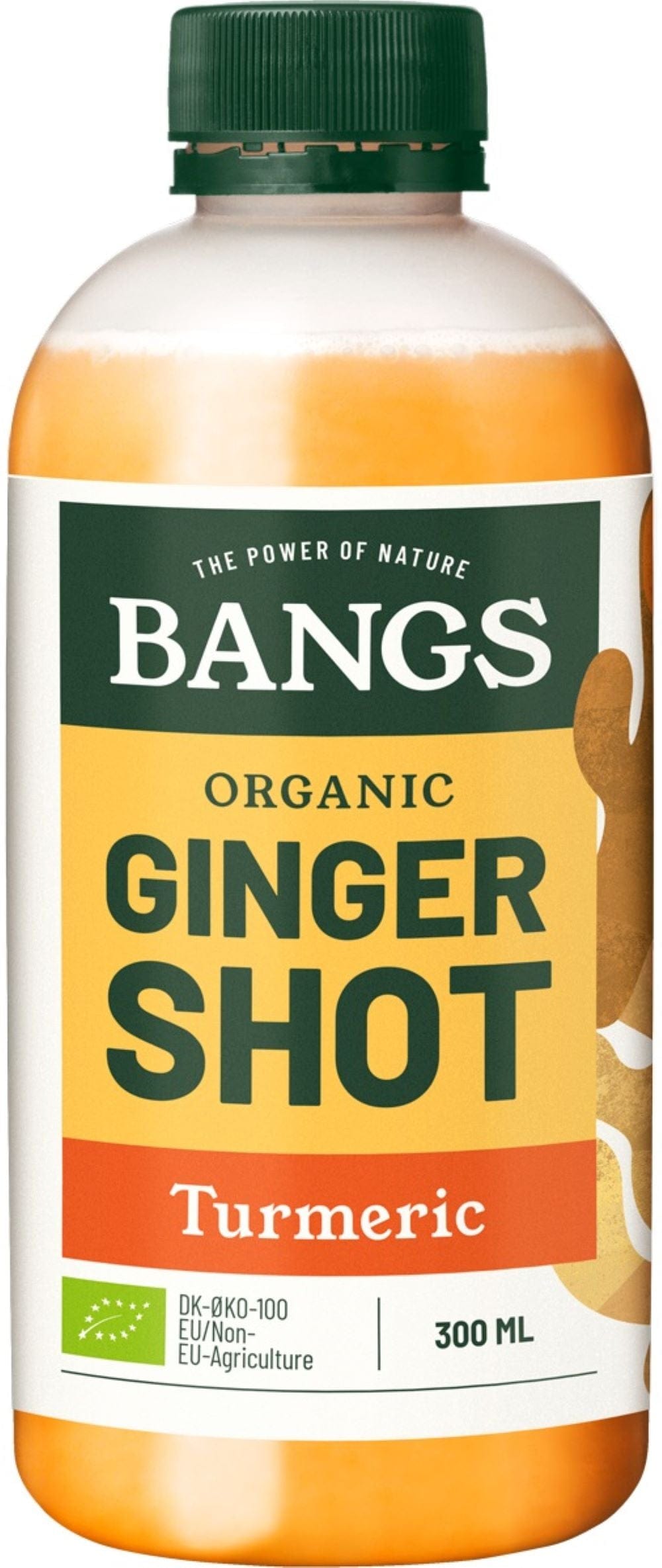 Organic Ginger & Turmeric Shot 300ml, Bangs