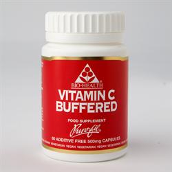 Buffered Vitamin C 500mg 60 capsules, Bio Health