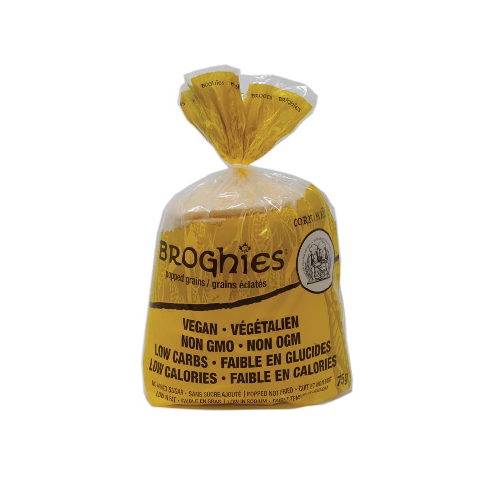 Fat Free Corn Broghies Crackers 75g, Broghies