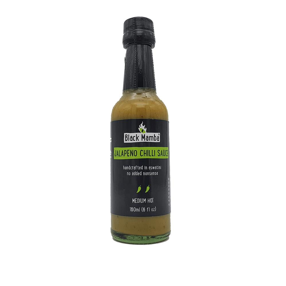 Jalapeno Chilli Sauce 180ml, Black Mamba