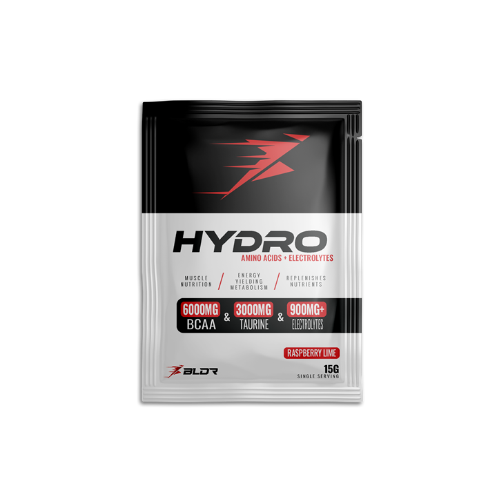 BLDR Sports Hydro Sachets 15x15g Raspberry & Lime